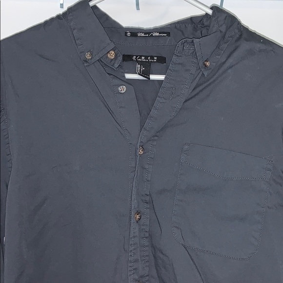 Charcoal Button-Down - Picture 2 of 4